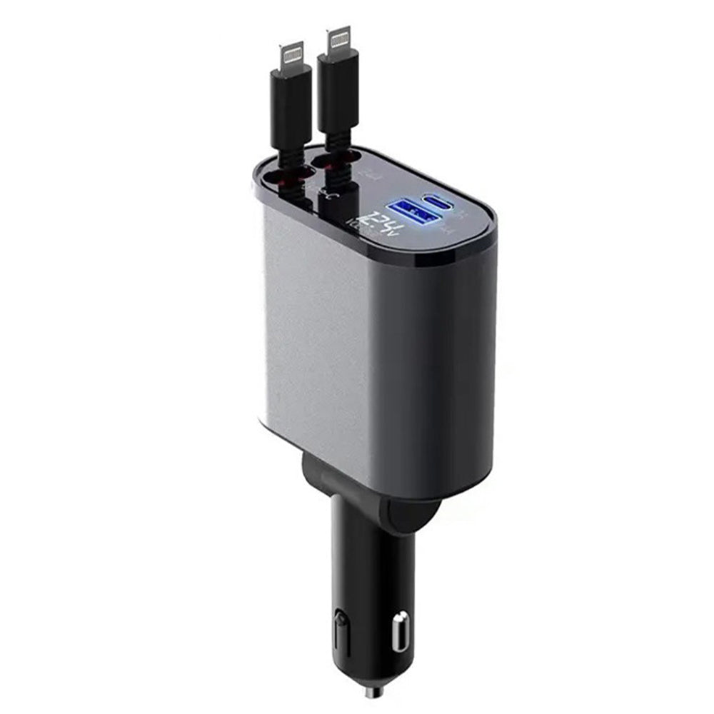 Ultimate 4 IN 1 Retraceable Car Charger - Cigarette Lighter_3