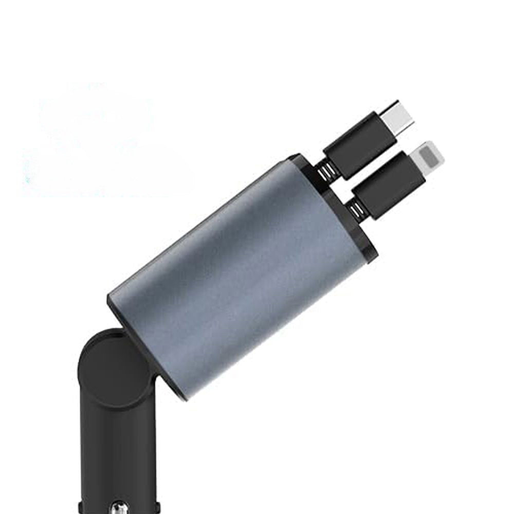 Ultimate 4 IN 1 Retraceable Car Charger - Cigarette Lighter_7