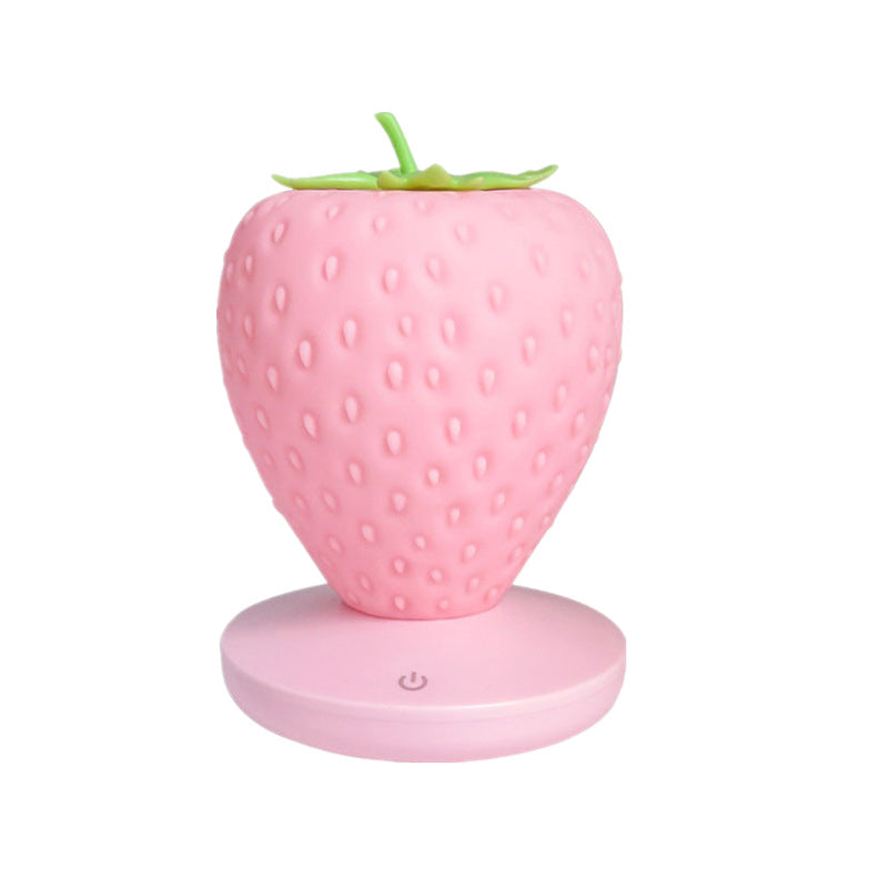 Touch Sensor Strawberry Children’s LED Night Lamp- USB Rechargeable_1