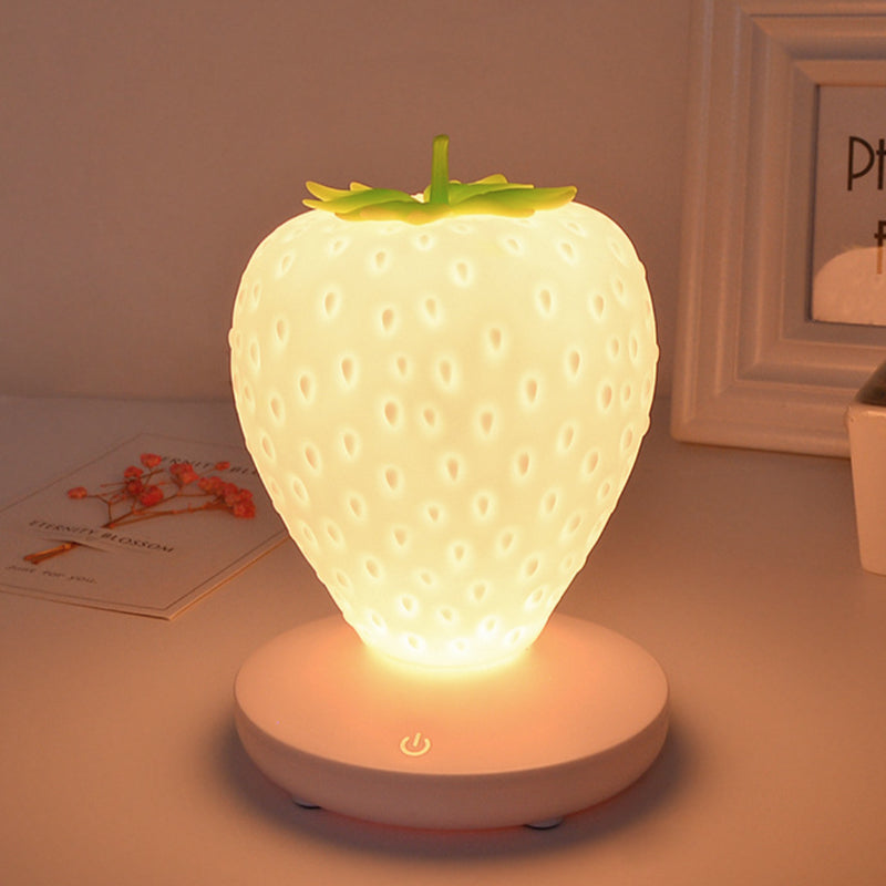 Touch Sensor Strawberry Children’s LED Night Lamp- USB Rechargeable_10