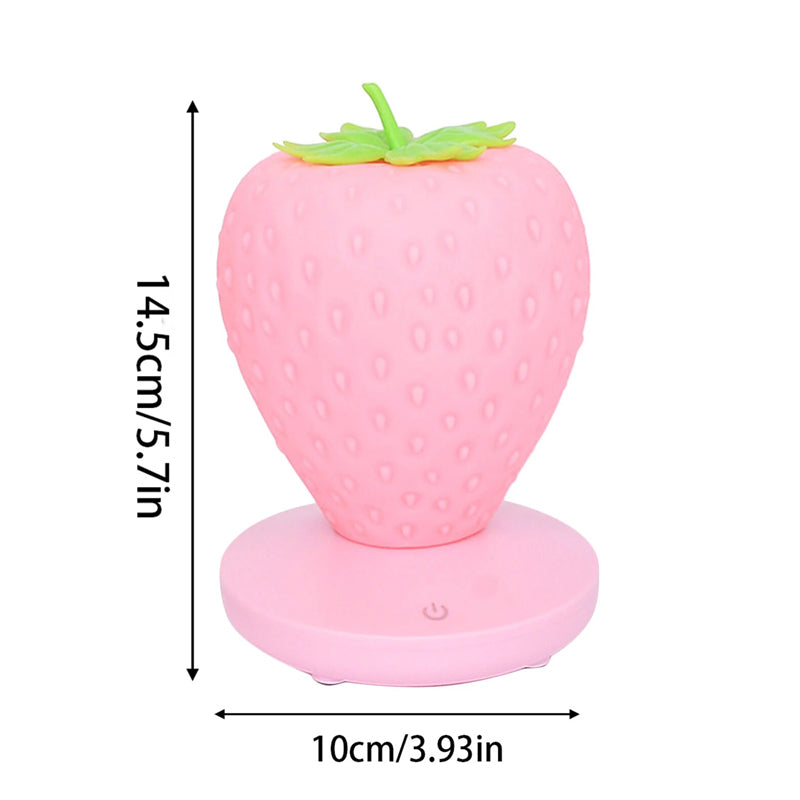Touch Sensor Strawberry Children’s LED Night Lamp- USB Rechargeable_3