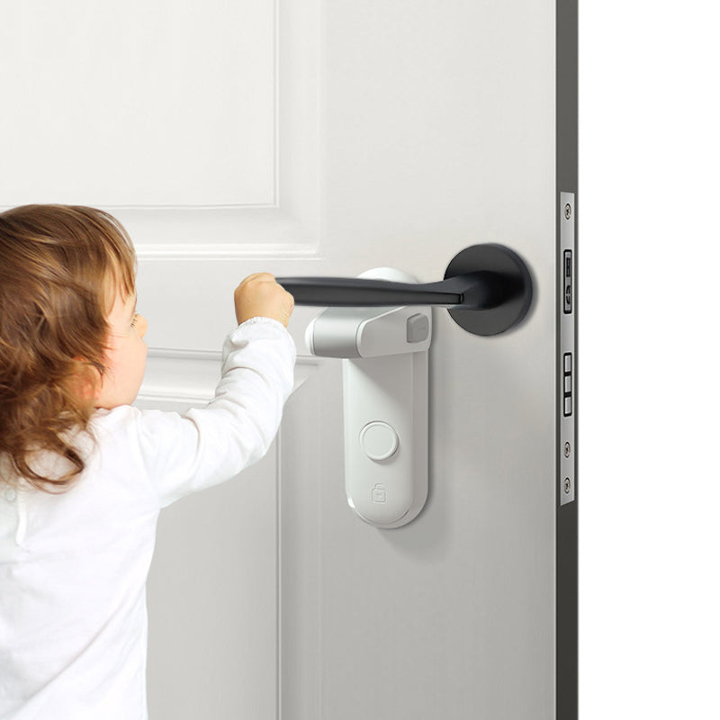 Baby Guard Door Safety Lock Door Handle Additional Protective Latch_6