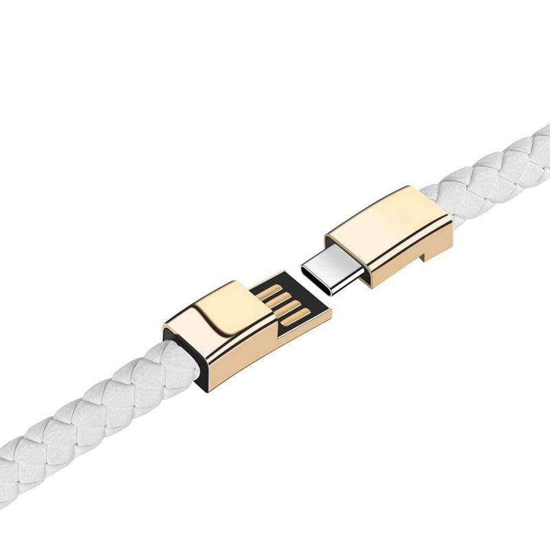 Single Head Magnetic Latching Fast Charging Bracelet Cable_11