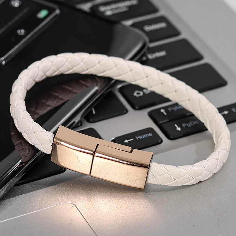 Single Head Magnetic Latching Fast Charging Bracelet Cable_4