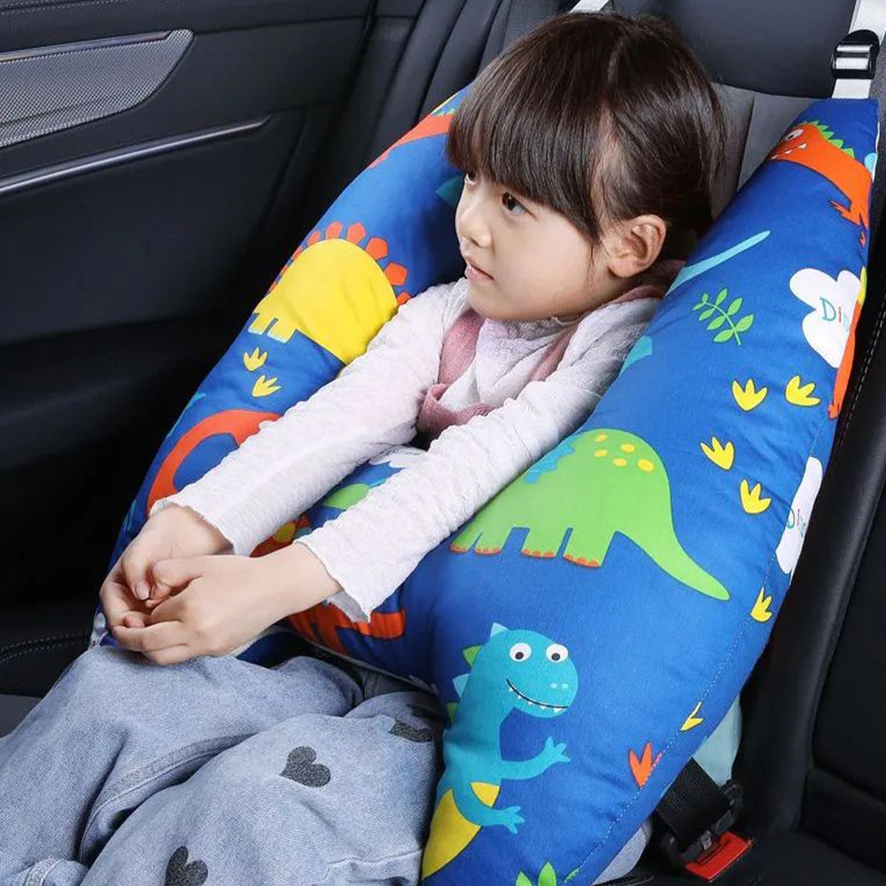 H-Shaped Kids Car Sleeping Head Support Pillow for Comfortable Journeys_6