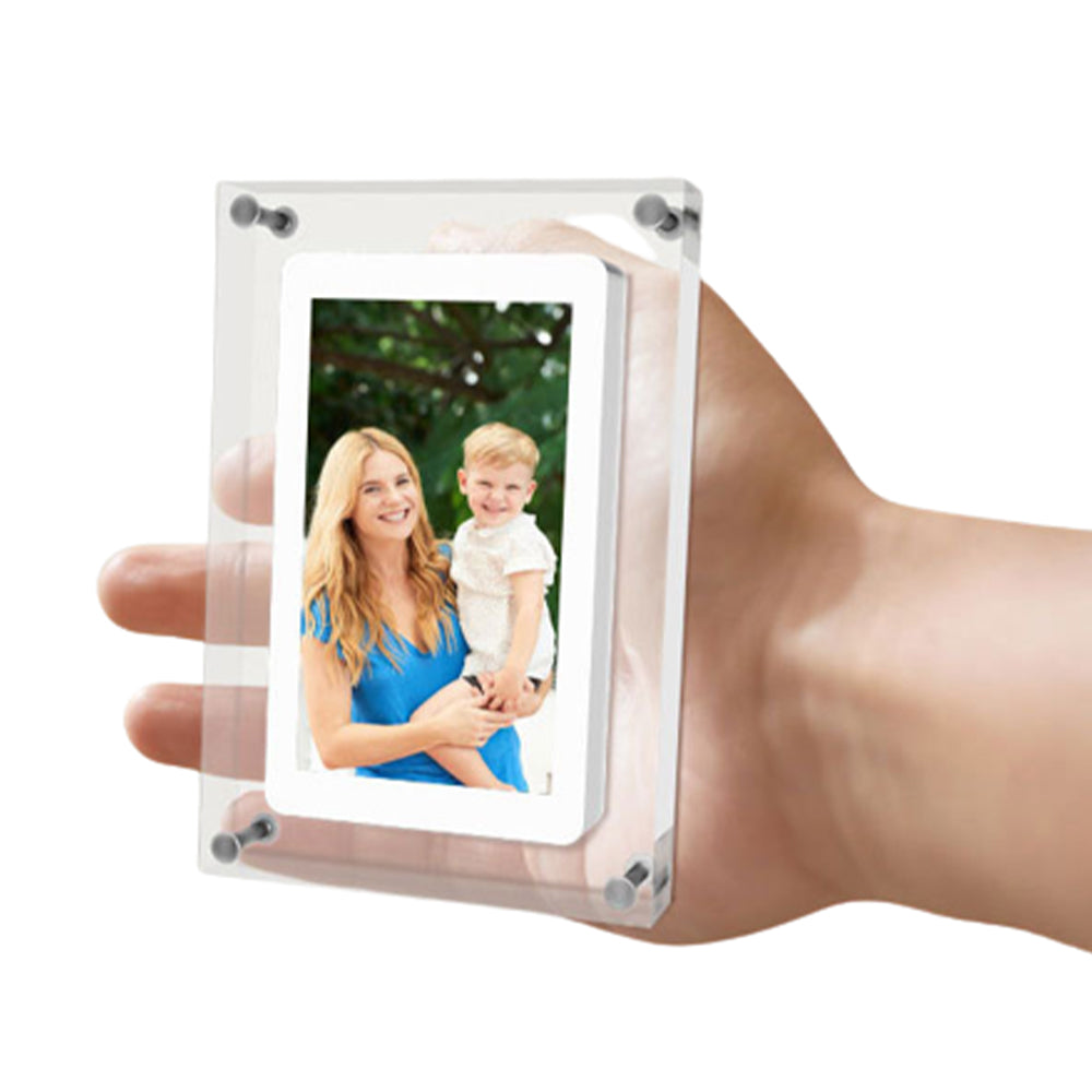 5 Inches Acrylic Digital Video Frame for Home Décor and Heartfelt Gift USB -Rechargeable_2