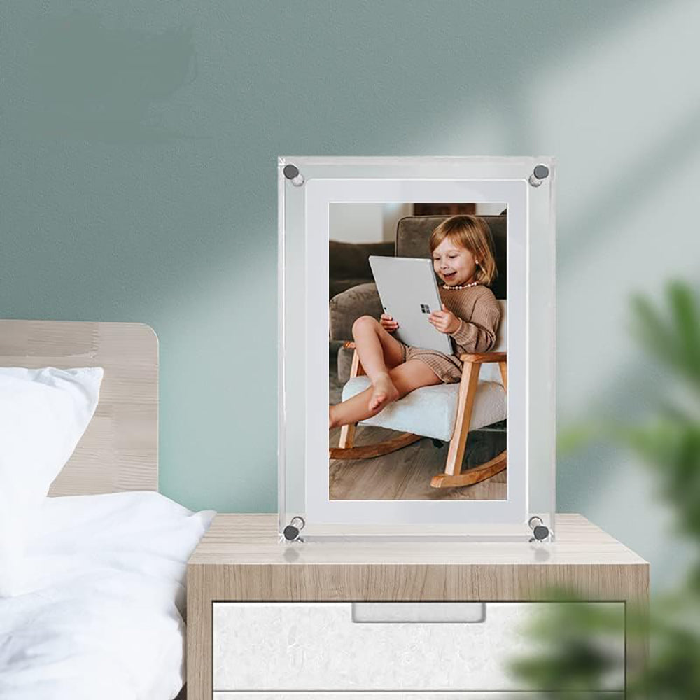 5 Inches Acrylic Digital Video Frame for Home Décor and Heartfelt Gift USB -Rechargeable_9