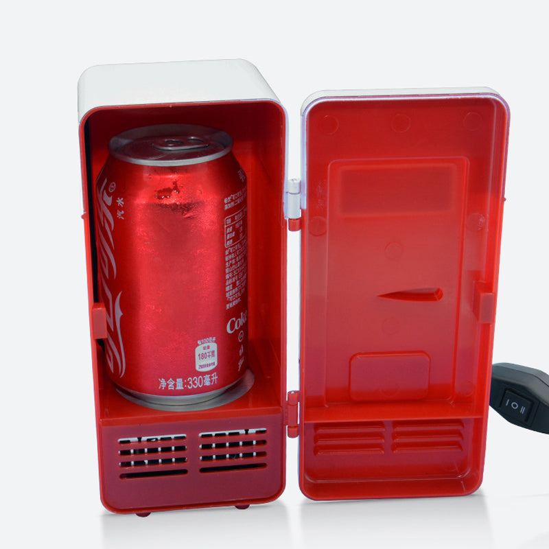 Hot and Cold Single Can Mini Desktop Beverage Refrigerator- USB Plugged-in_9