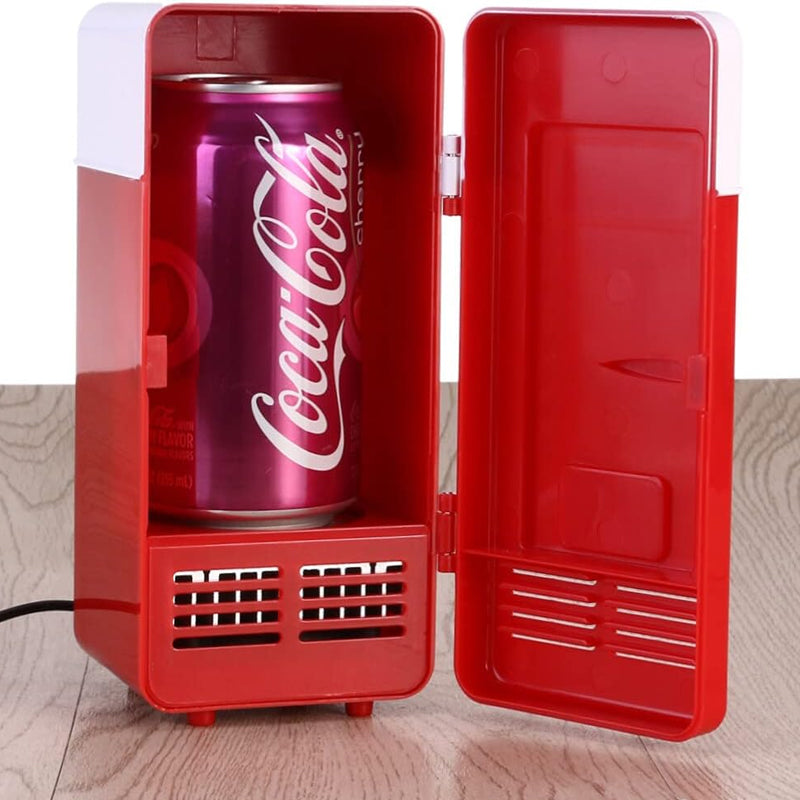 Hot and Cold Single Can Mini Desktop Beverage Refrigerator- USB Plugged-in_8
