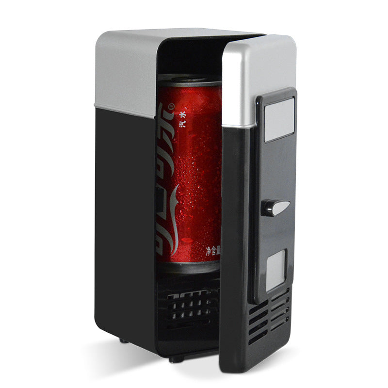 Hot and Cold Single Can Mini Desktop Beverage Refrigerator- USB Plugged-in_12