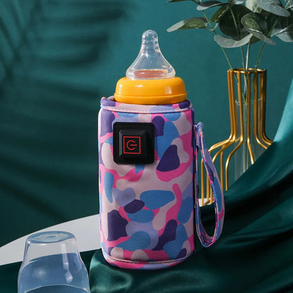 3 Temperature Insulated Milk Baby Bottle Warmer- USB Plugged-in_6
