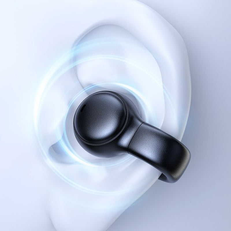 Ear Hanging Design Long Battery Life Wireless Headphones- USB Rechargeable_10