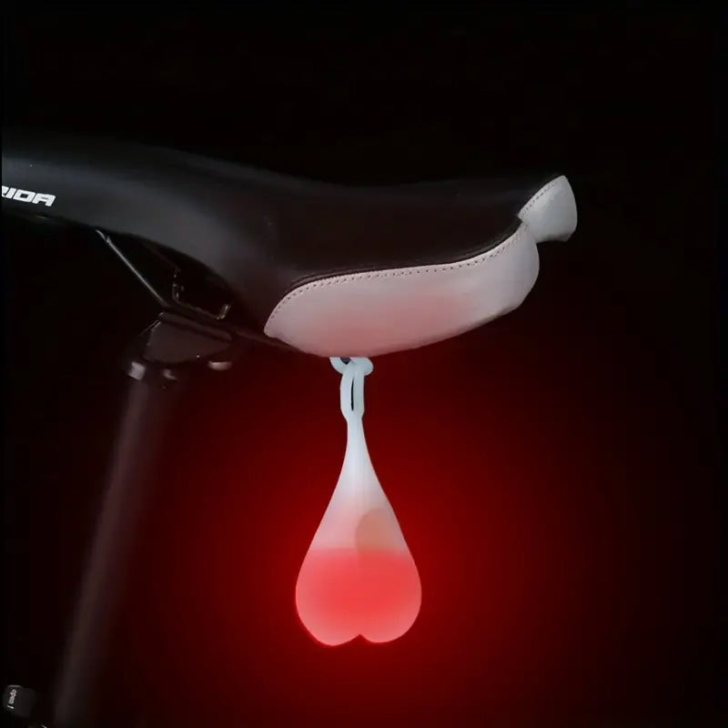 Silicone Heart Shape Cycling Lights for Bicycle LED Indicator Tail Lights_6