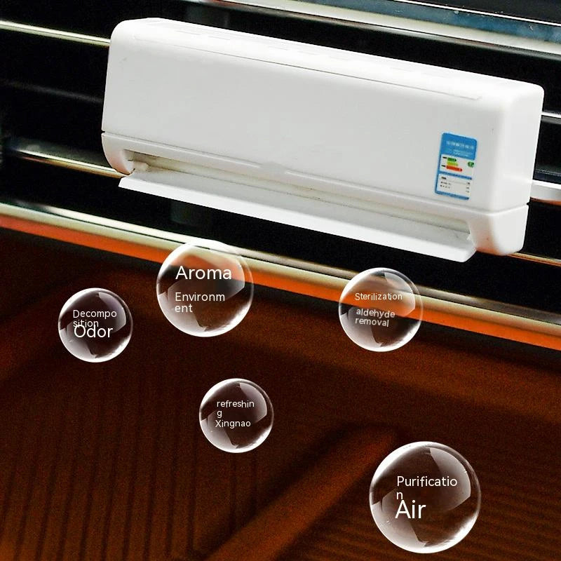 Air Outlet Odor Removal Long Lasting Freshener Car Deodorizer- Solar Powered_8