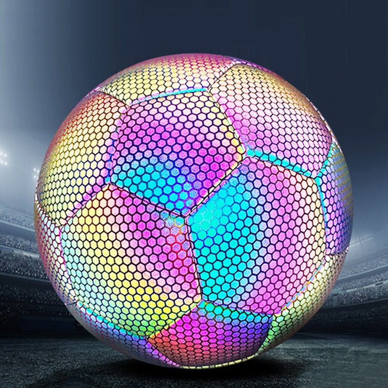 Reflective Football Glow in The Dark Soccer Ball Size 5 Training Ball_8