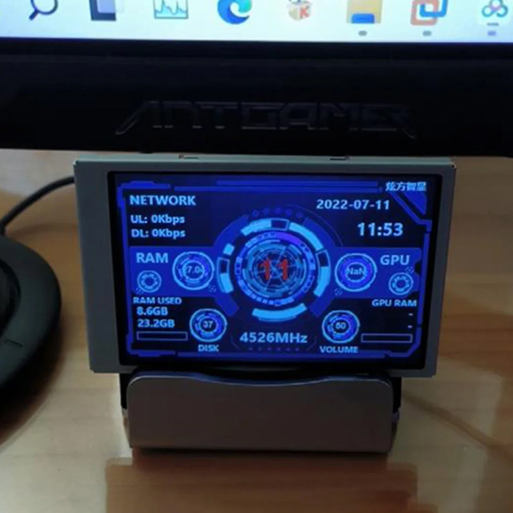 3.5 Inch IPS Type-C Interface Secondary Screen Computer HDD Monitor_8