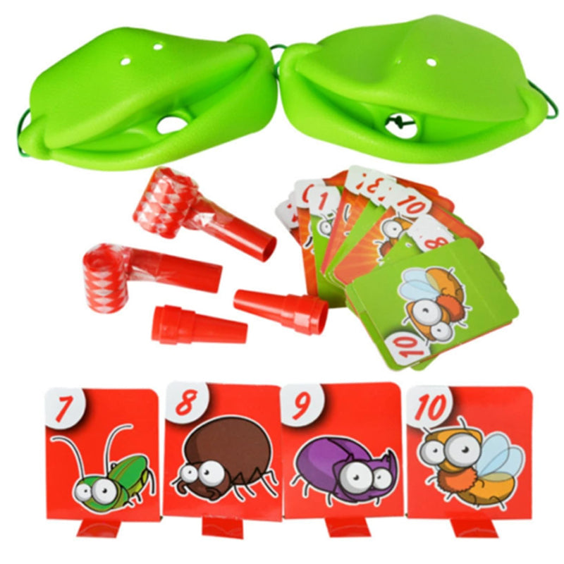 Interactive Family Toy Tongue Sticking Out Board Game in Frog Design_4