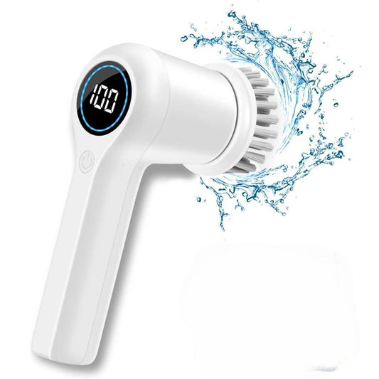 Portable Cordless Electric Spin Scrubber Multifunctional Cleaning Brush USB -Rechargeable_0