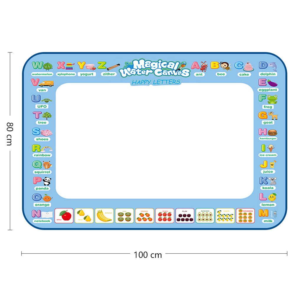 Reusable Mess Free Aqua Magic Doodle Mat Educational Toy for Kids_17