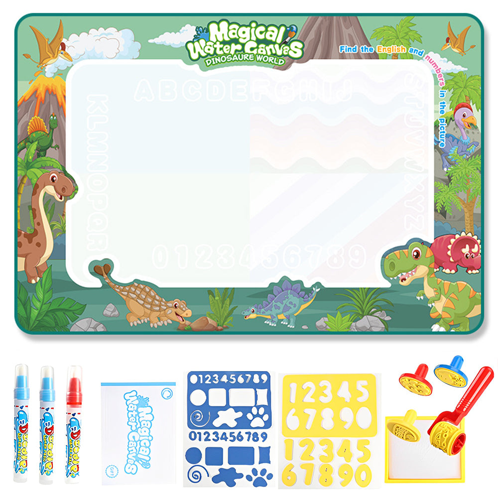 Reusable Mess Free Aqua Magic Doodle Mat Educational Toy for Kids_23