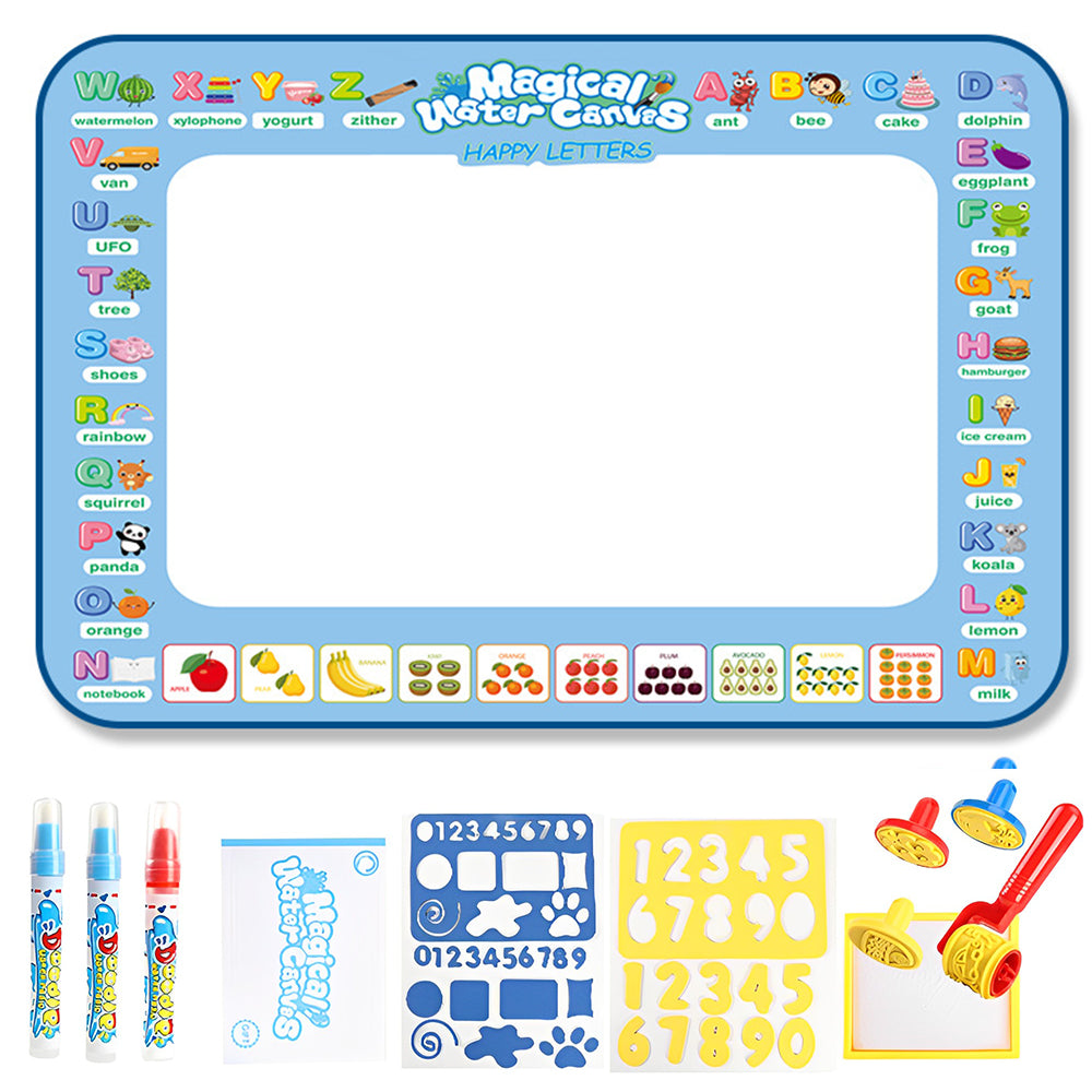 Reusable Mess Free Aqua Magic Doodle Mat Educational Toy for Kids_18