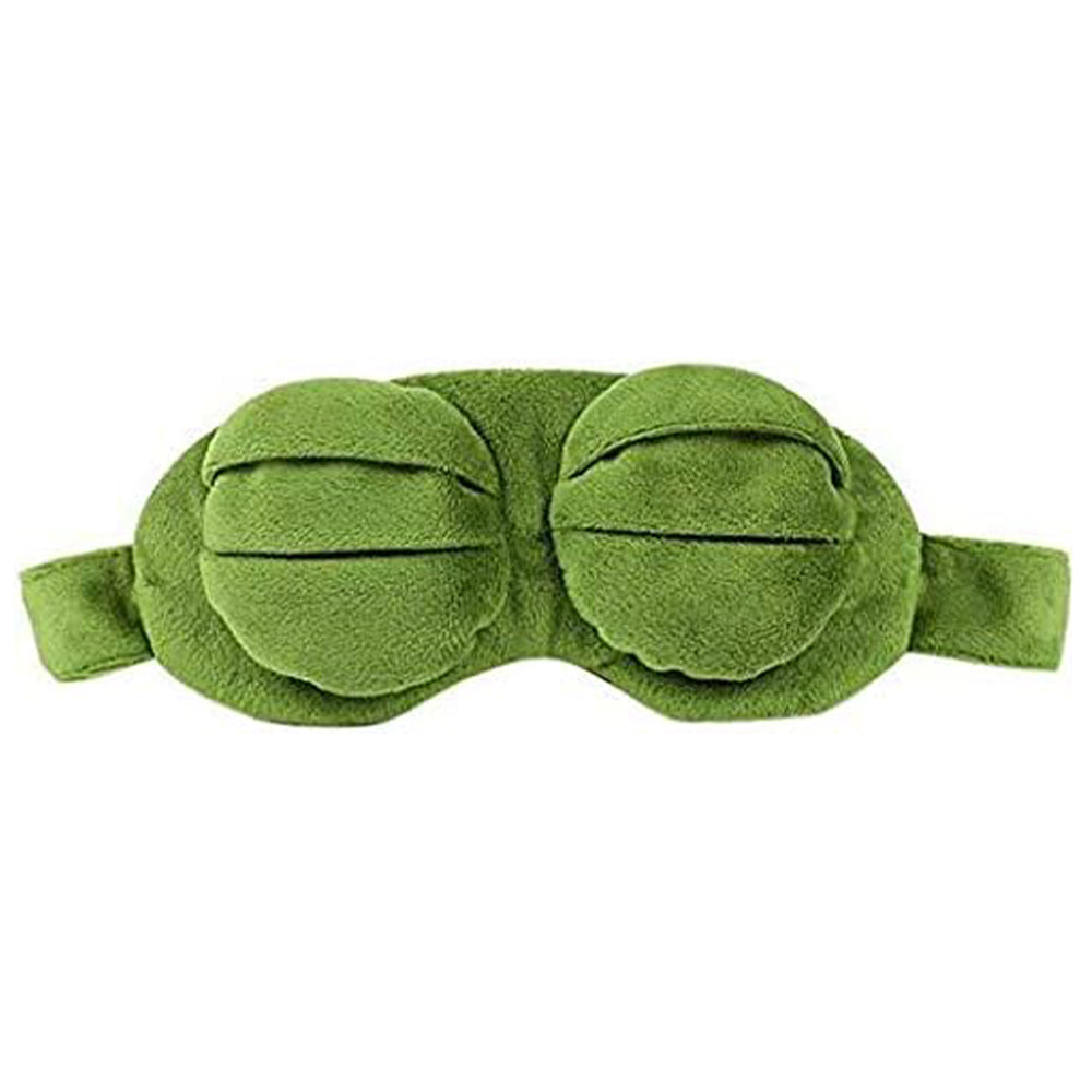 Cute Contoured Blackout Frog 3D Sleep Eye Mask for Sleeping_2