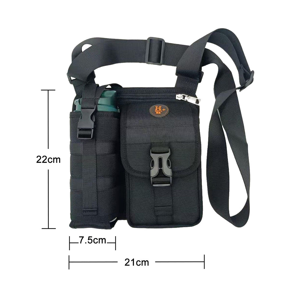 Waterproof Camping Wear Resistant Chest Crossbody Sling Shoulder Bags With Water Bottle Holder_21