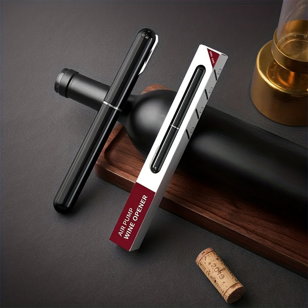 Portable Stainless Steel Wine Bottle Opener With Foil Cutter_10