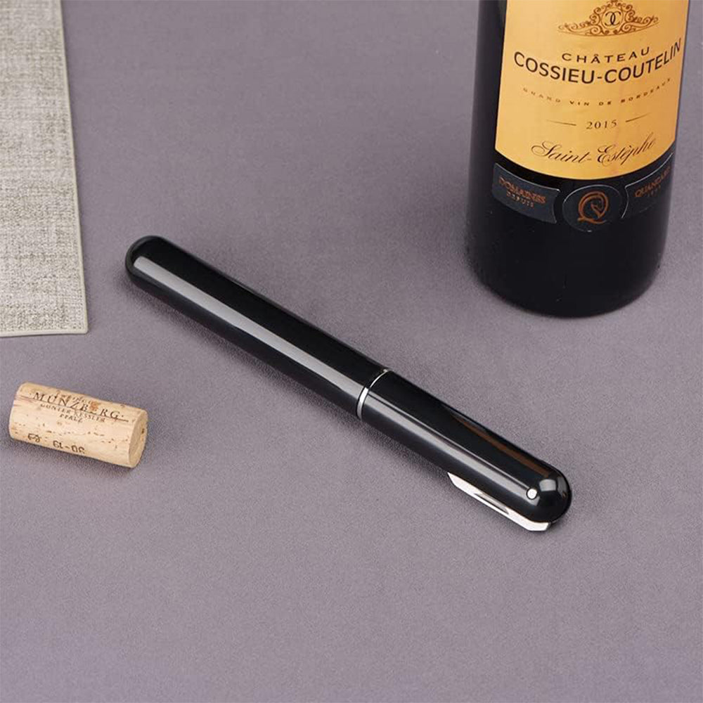 Portable Stainless Steel Wine Bottle Opener With Foil Cutter_11