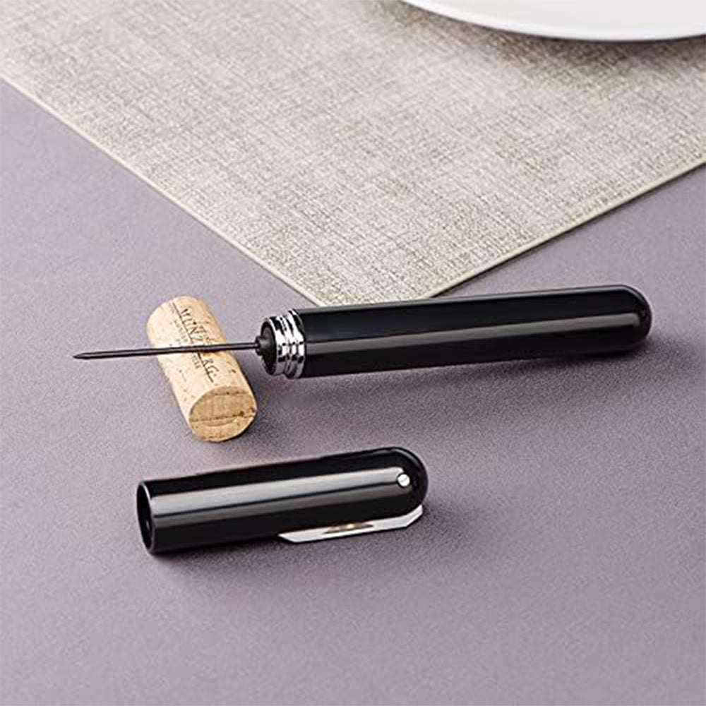 Portable Stainless Steel Wine Bottle Opener With Foil Cutter_8